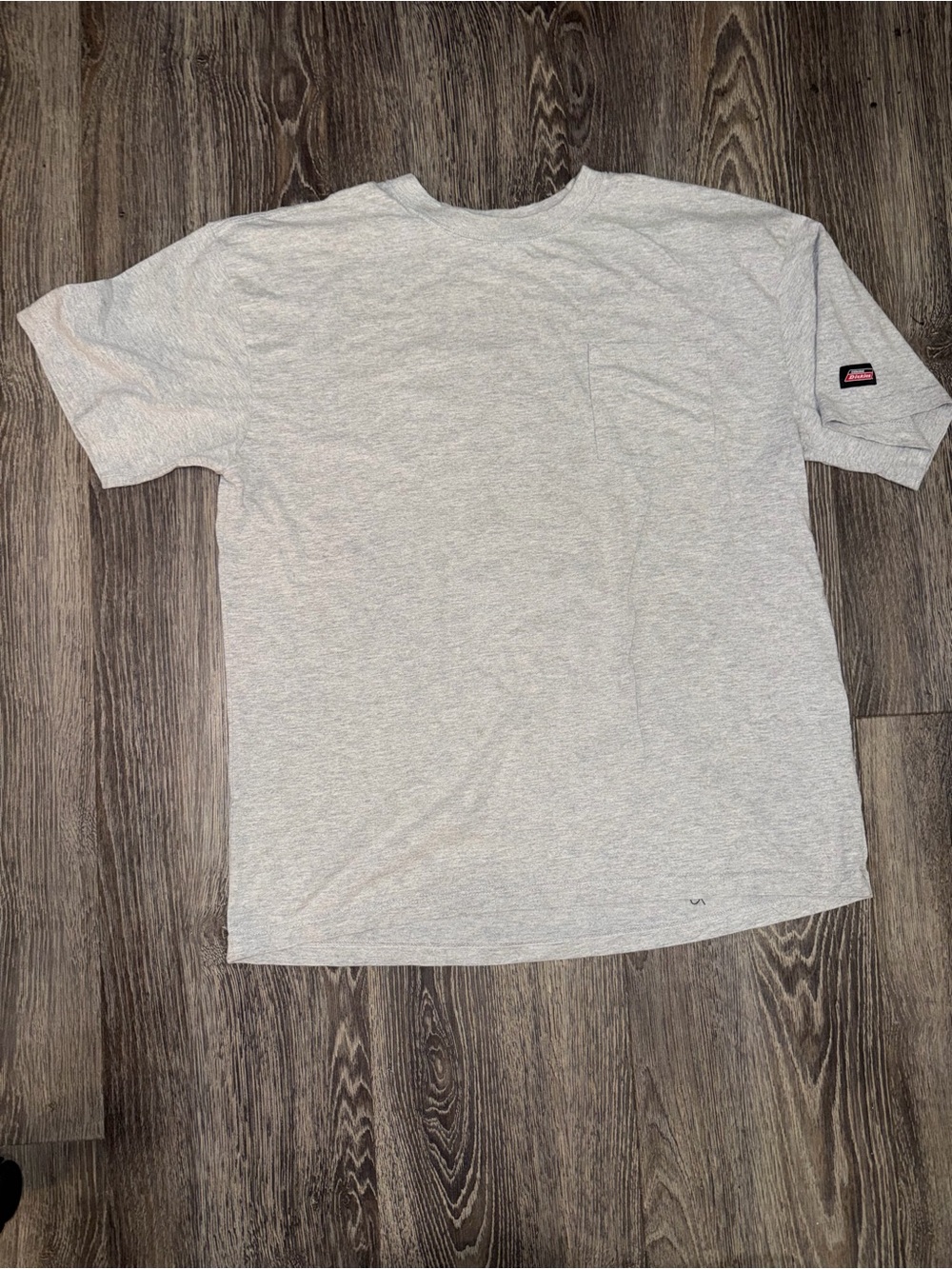 Dickies Men’s Short Sleeve Pocket Tee - Light Gray Size XL